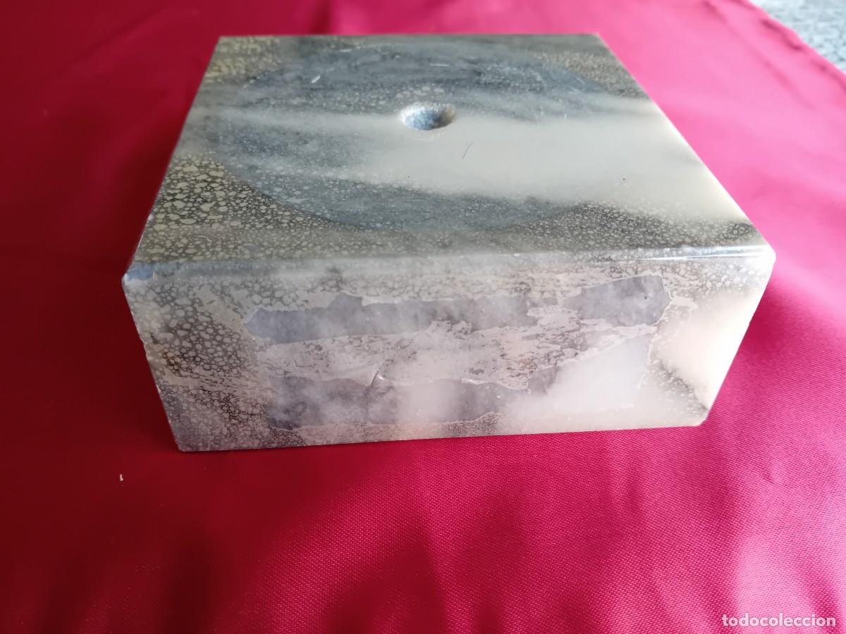 Antig&uuml;edades: Peana de m&aacute;rmol gris veteado - Foto 4