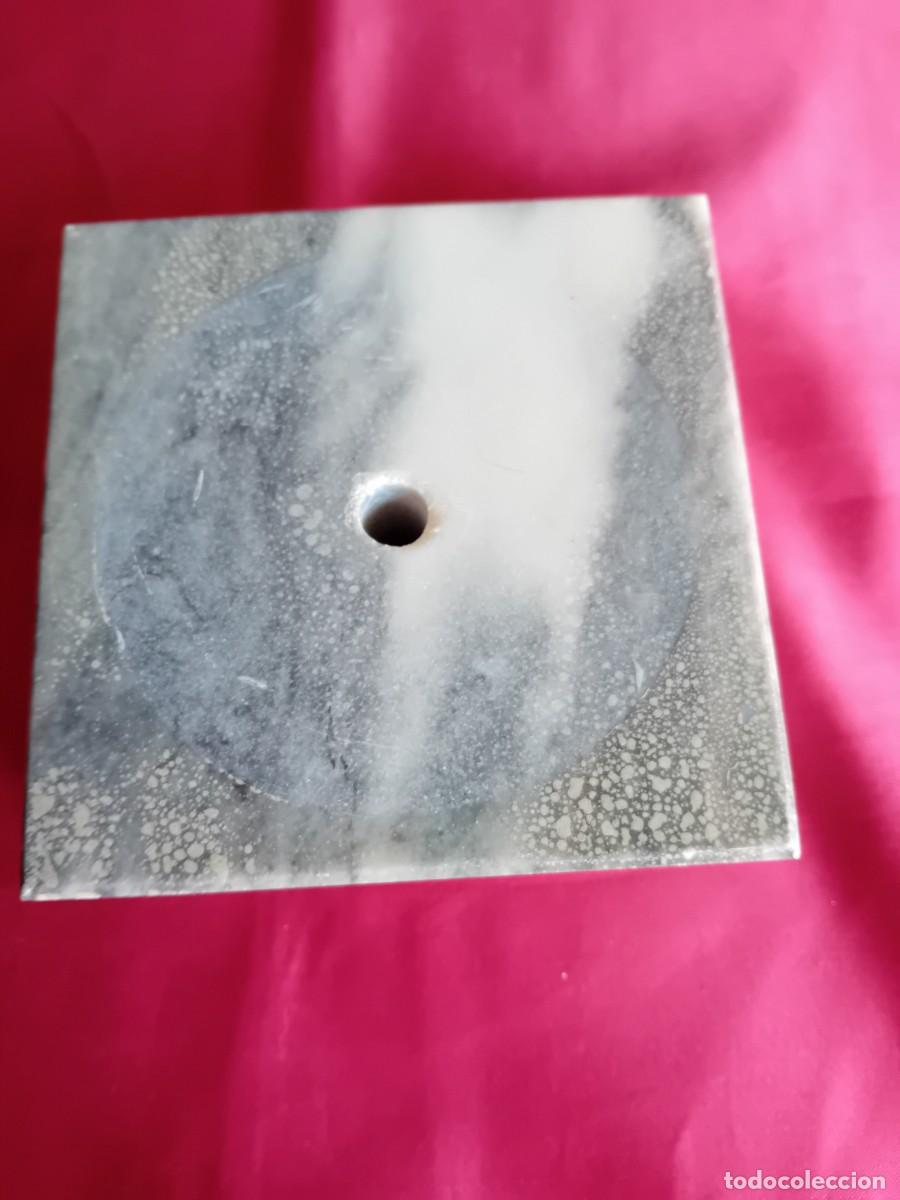 Antig&uuml;edades: Peana de m&aacute;rmol gris veteado - Foto 5