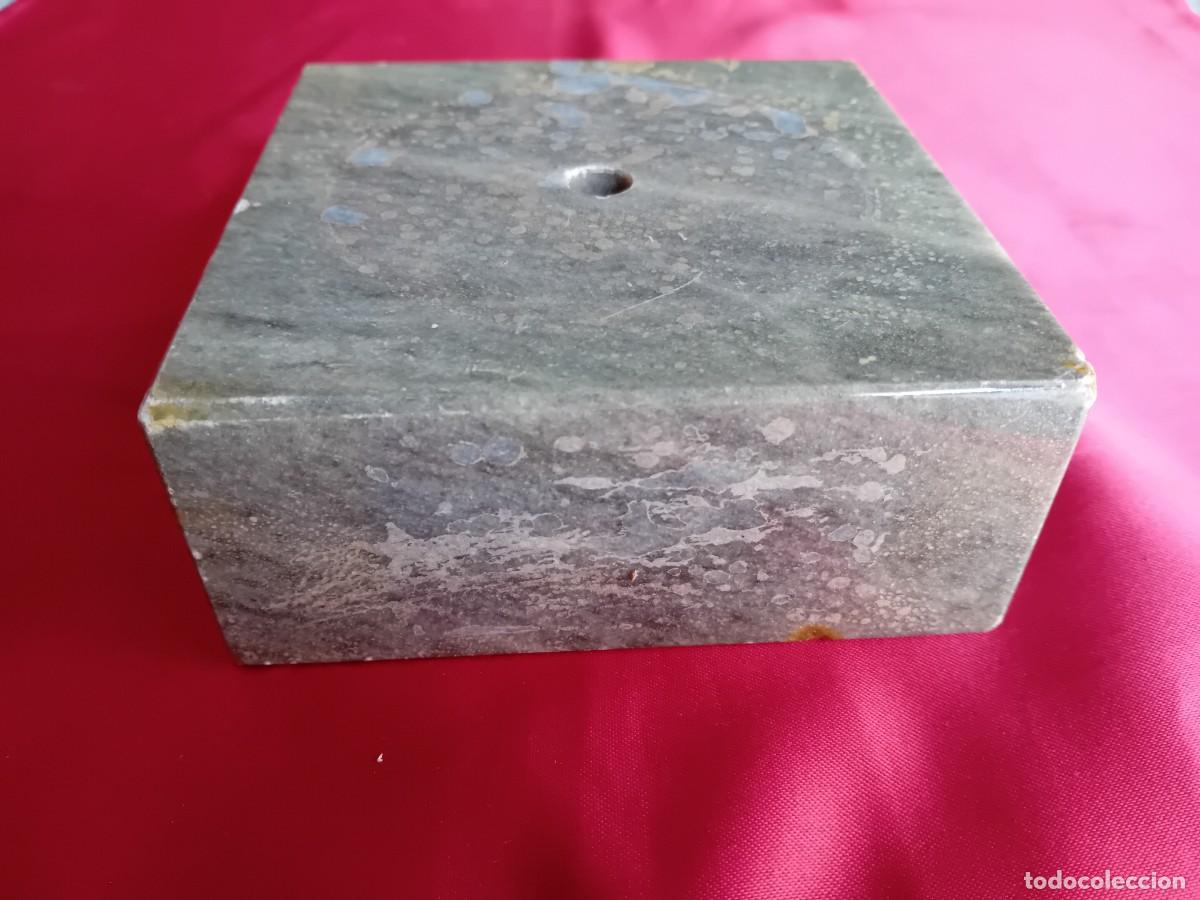 Antig&uuml;edades: Peana de m&aacute;rmol gris veteado - Foto 4
