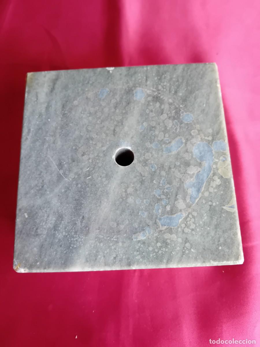 Antig&uuml;edades: Peana de m&aacute;rmol gris veteado - Foto 5