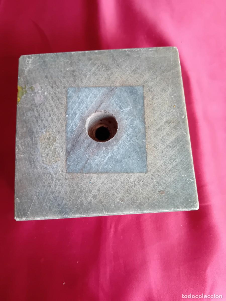 Antig&uuml;edades: Peana de m&aacute;rmol gris veteado - Foto 6