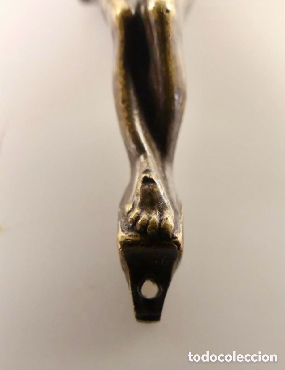 Antig&uuml;edades: CRISTO DE BRONCE ANTIGUO - Foto 4