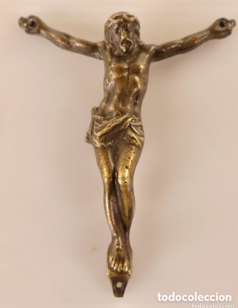 Antig&uuml;edades: CRISTO DE BRONCE ANTIGUO - Foto 5