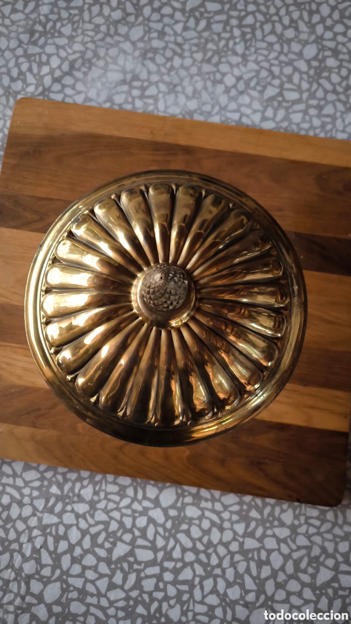 Antig&uuml;edades: L&aacute;mpara techo bronze - Foto 4