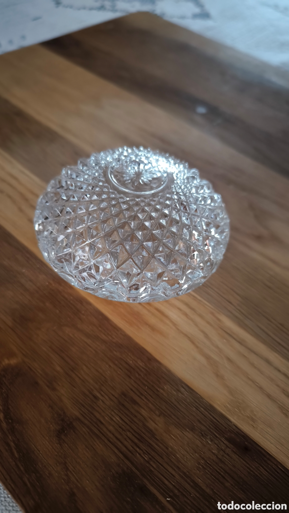 Antig&uuml;edades: Mini bombonera de cristal - Foto 1
