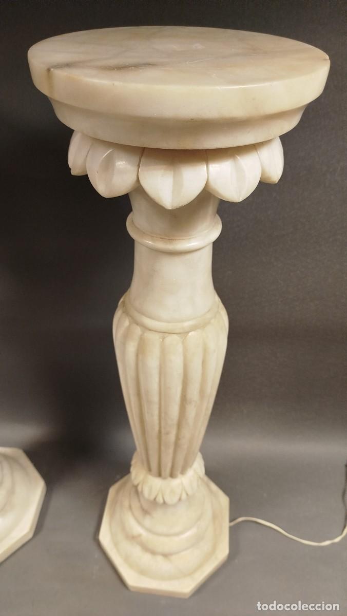 Antig&uuml;edades: COLUMNA DE ALABASTRO CON ILUMINACION INTERIOR - Foto 9