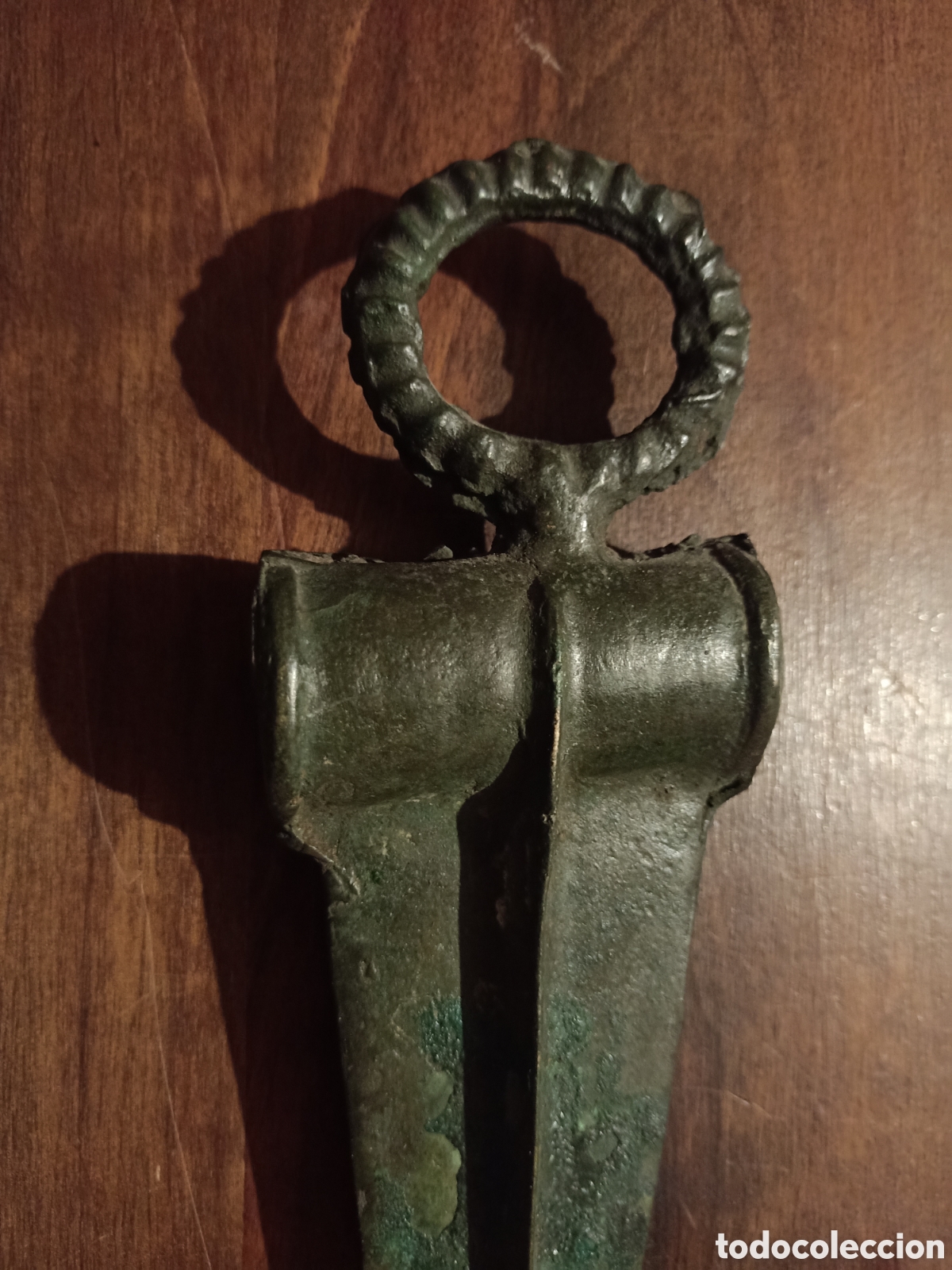 Antig&uuml;edades: Pieza de bronce antigua - Foto 2