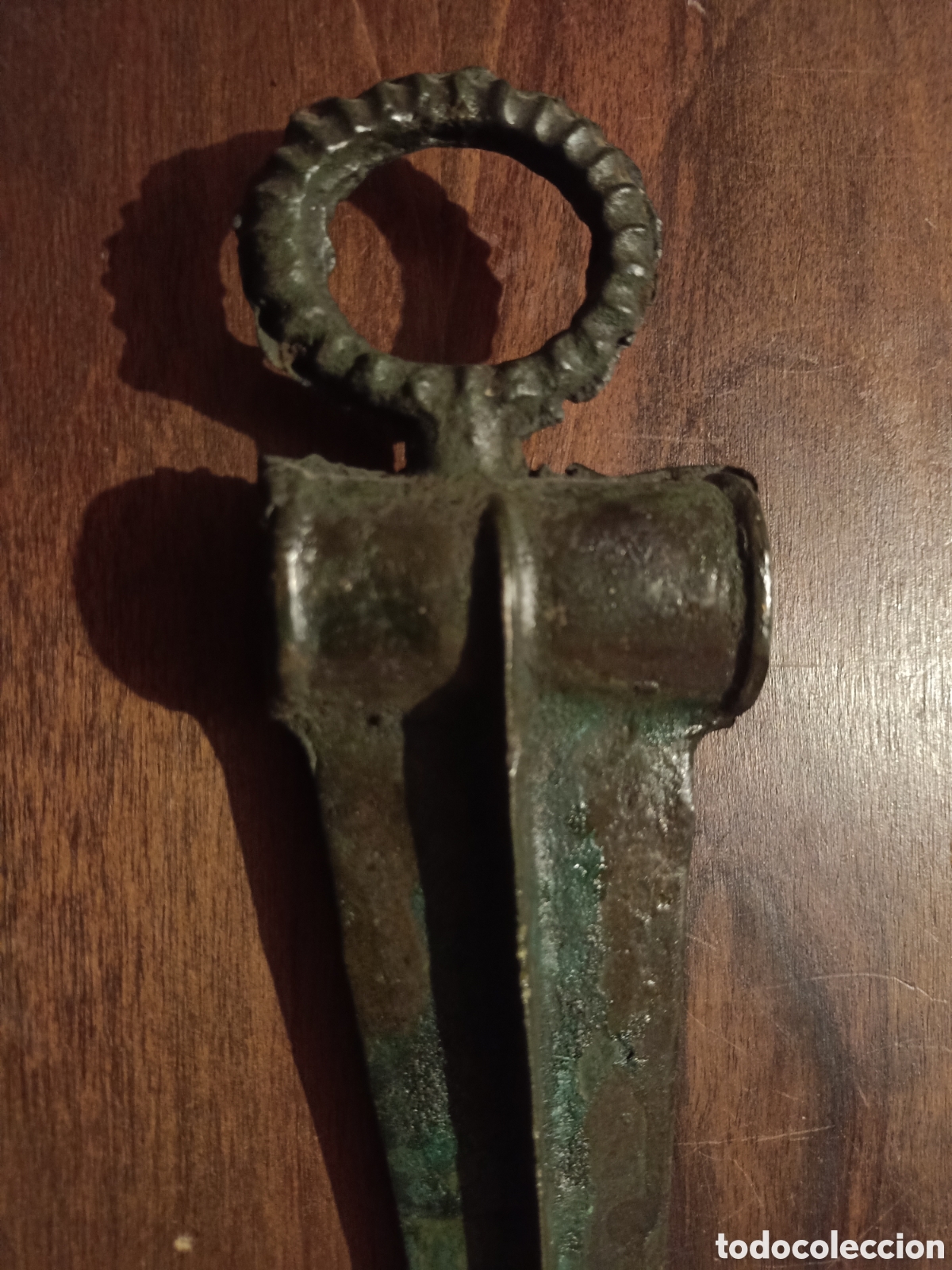 Antig&uuml;edades: Pieza de bronce antigua - Foto 3