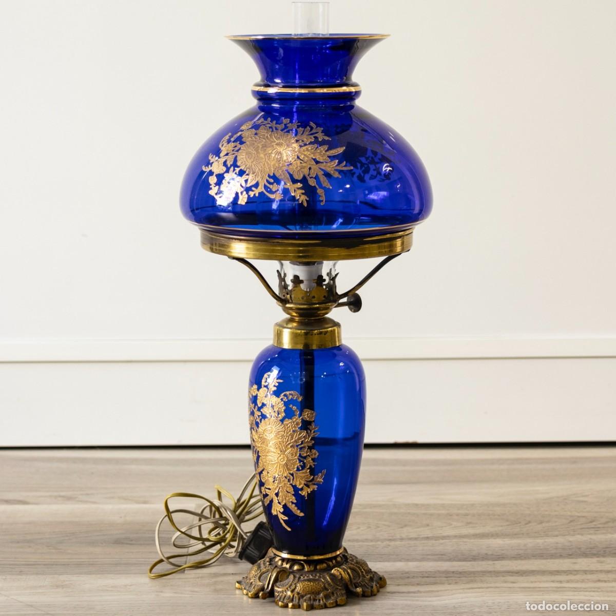Antig&uuml;edades: Quinqu&eacute; Azul y Dorado - Foto 1