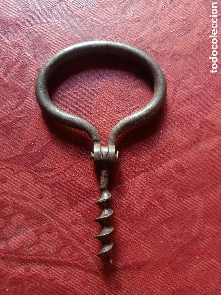 Antig&uuml;edades: Sacacorchos antiguo plegable - Foto 1