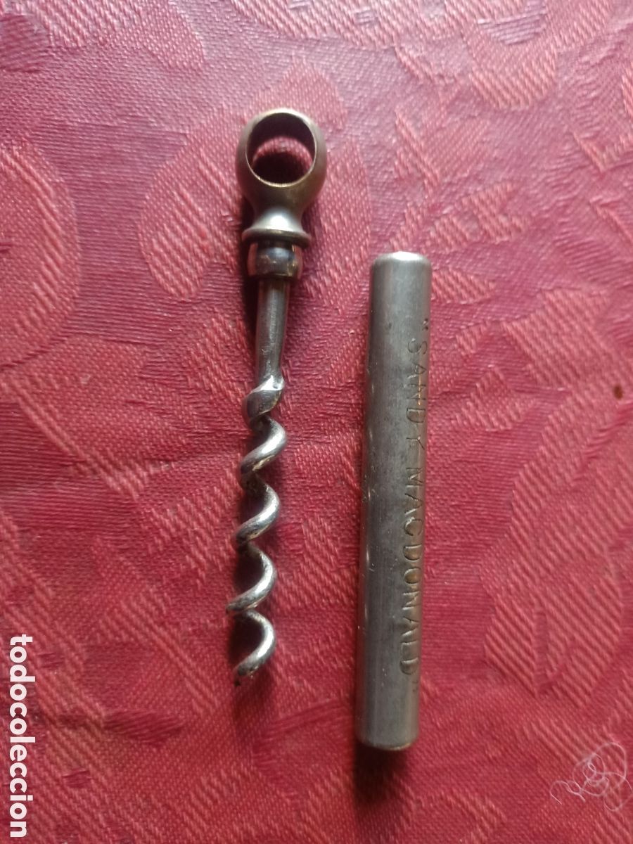 Antig&uuml;edades: antiguo sacacorchos desmontable - Foto 2