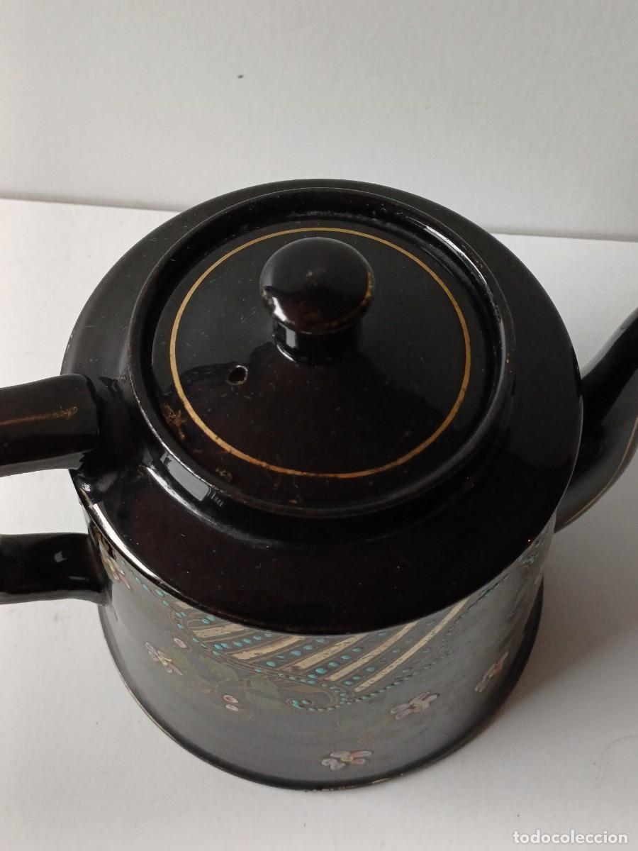Antig&uuml;edades: BRISTOL CAFETERA INGLESA Ceramica NEGRA - Foto 3