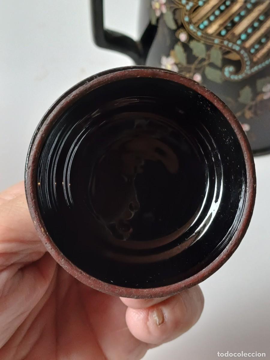 Antig&uuml;edades: BRISTOL CAFETERA INGLESA Ceramica NEGRA - Foto 5