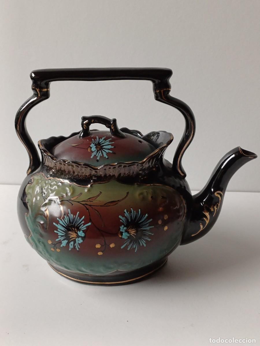 Antig&uuml;edades: BRISTOL CAFETERA INGLESA Ceramica NEGRA - Foto 1