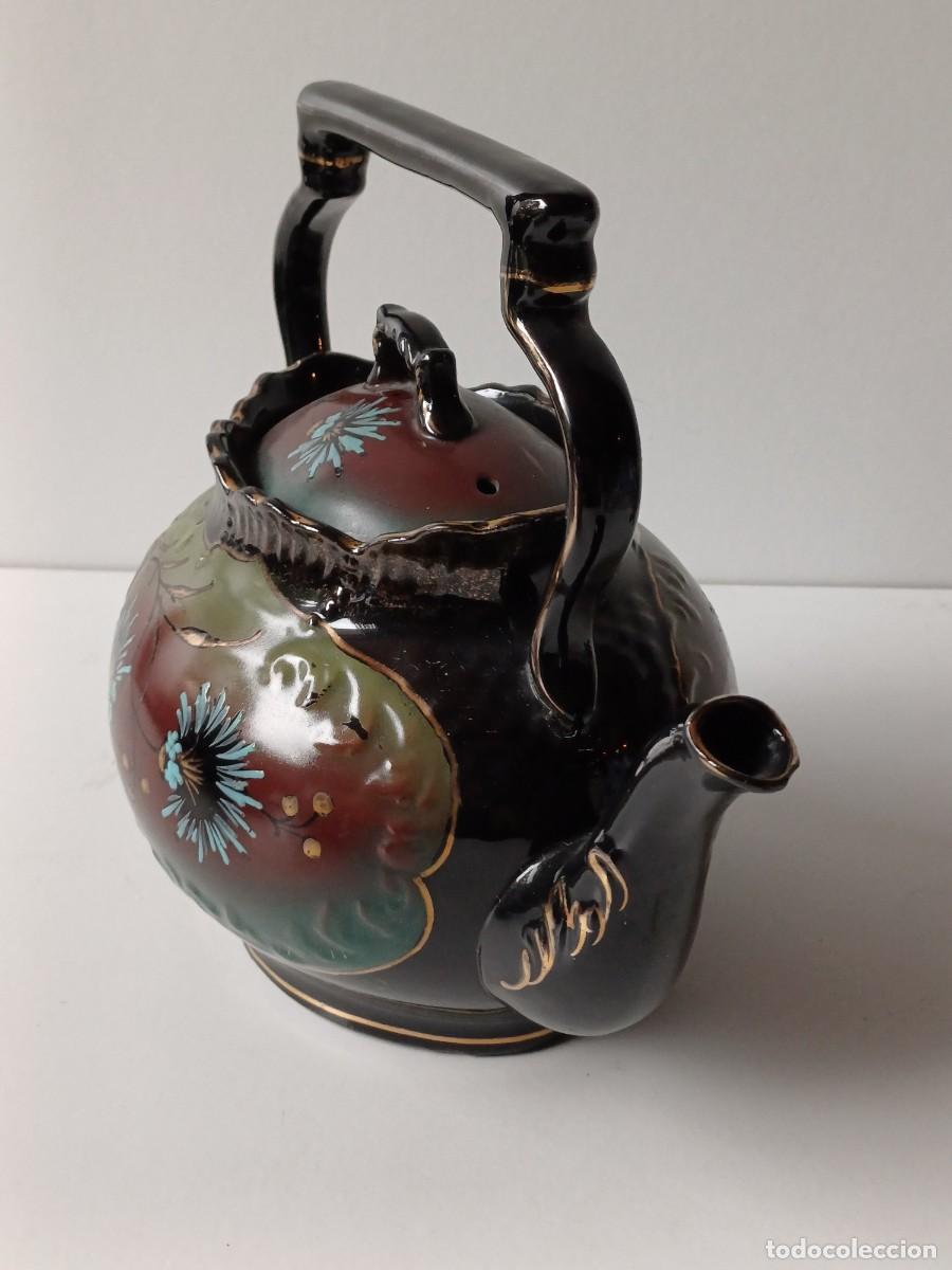 Antig&uuml;edades: BRISTOL CAFETERA INGLESA Ceramica NEGRA - Foto 7