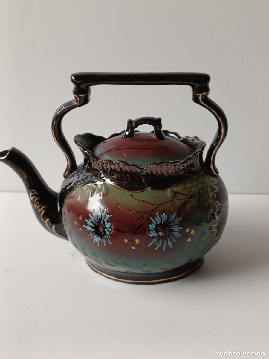 Antig&uuml;edades: BRISTOL CAFETERA INGLESA Ceramica NEGRA - Foto 9