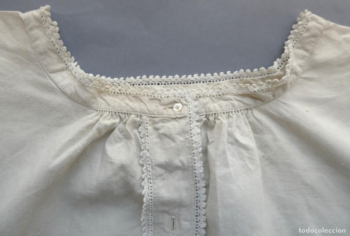 Antig&uuml;edades: ANTIGUO CAMIS&Oacute;N DE LINO S.XIX - Foto 2