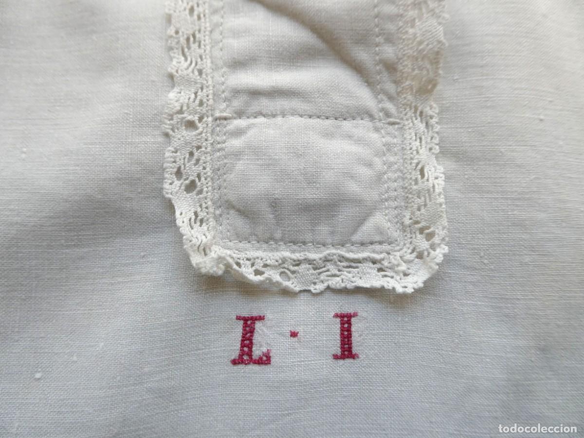 Antig&uuml;edades: ANTIGUO CAMIS&Oacute;N DE LINO S.XIX - Foto 4