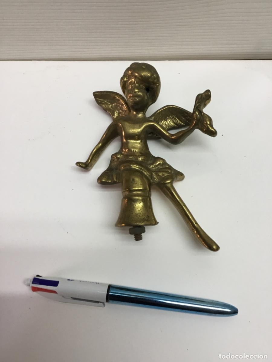 Antig&uuml;edades: Antiguo querub&iacute;n bronce ,para reloj? - Foto 1