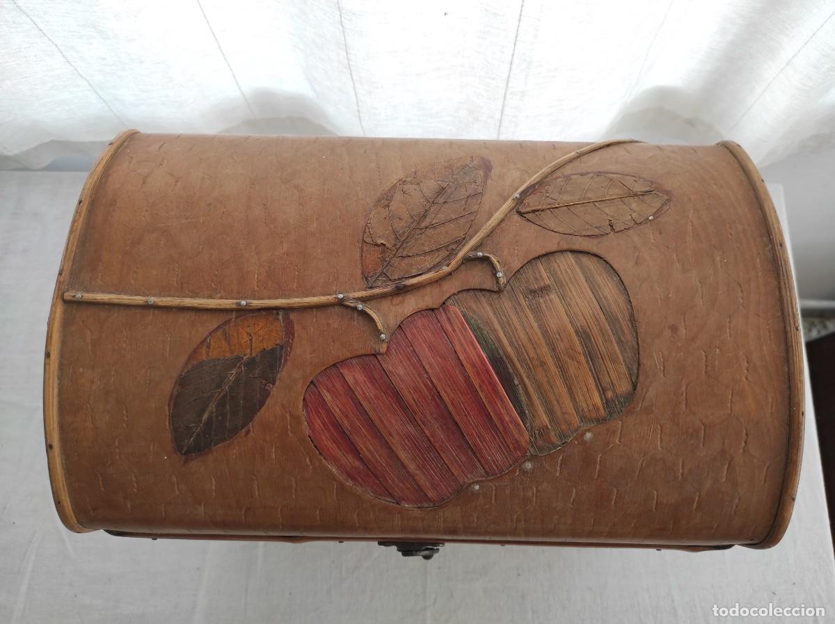 Antig&uuml;edades: Caja de madera decorativa bamboo - Foto 3