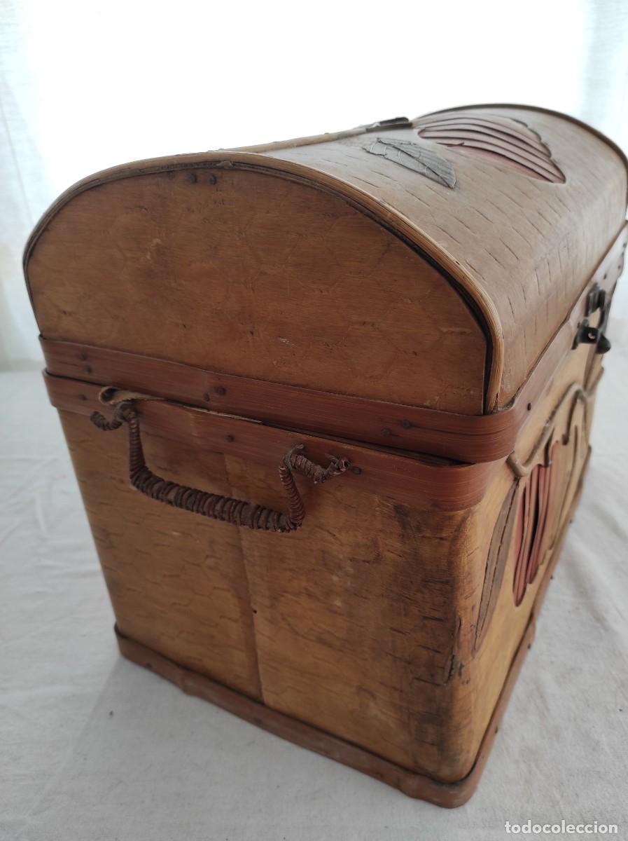Antig&uuml;edades: Caja de madera decorativa bamboo - Foto 4