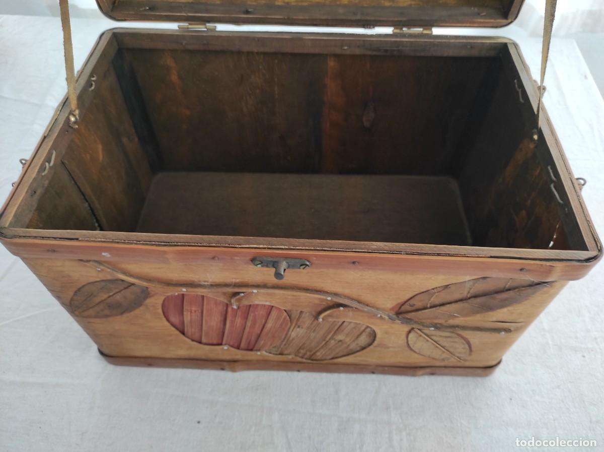 Antig&uuml;edades: Caja de madera decorativa bamboo - Foto 6