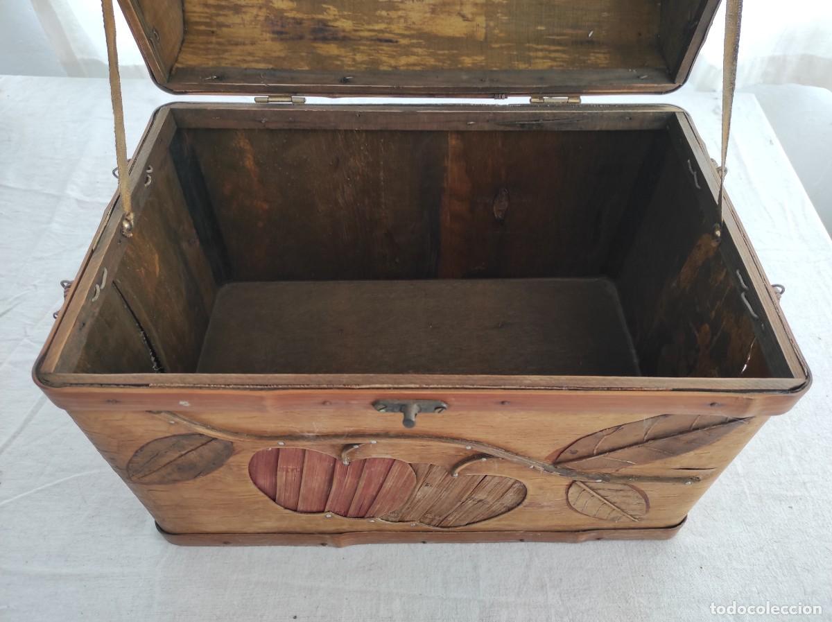 Antig&uuml;edades: Caja de madera decorativa bamboo - Foto 8