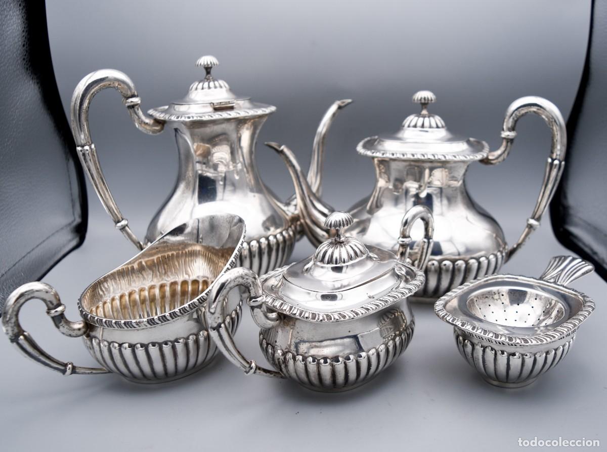 Antig&uuml;edades: Juego de caf&eacute; y t&eacute; - Plata - Foto 15