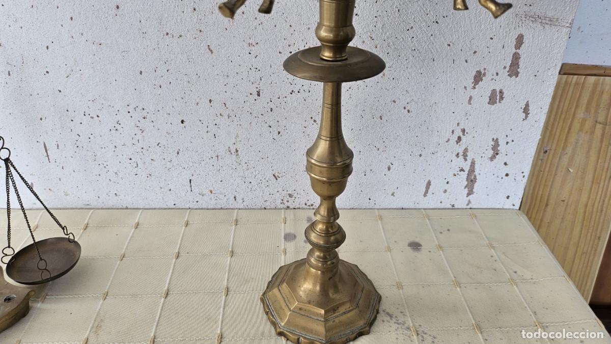Antig&uuml;edades: velon de bronce antiguo - Foto 3