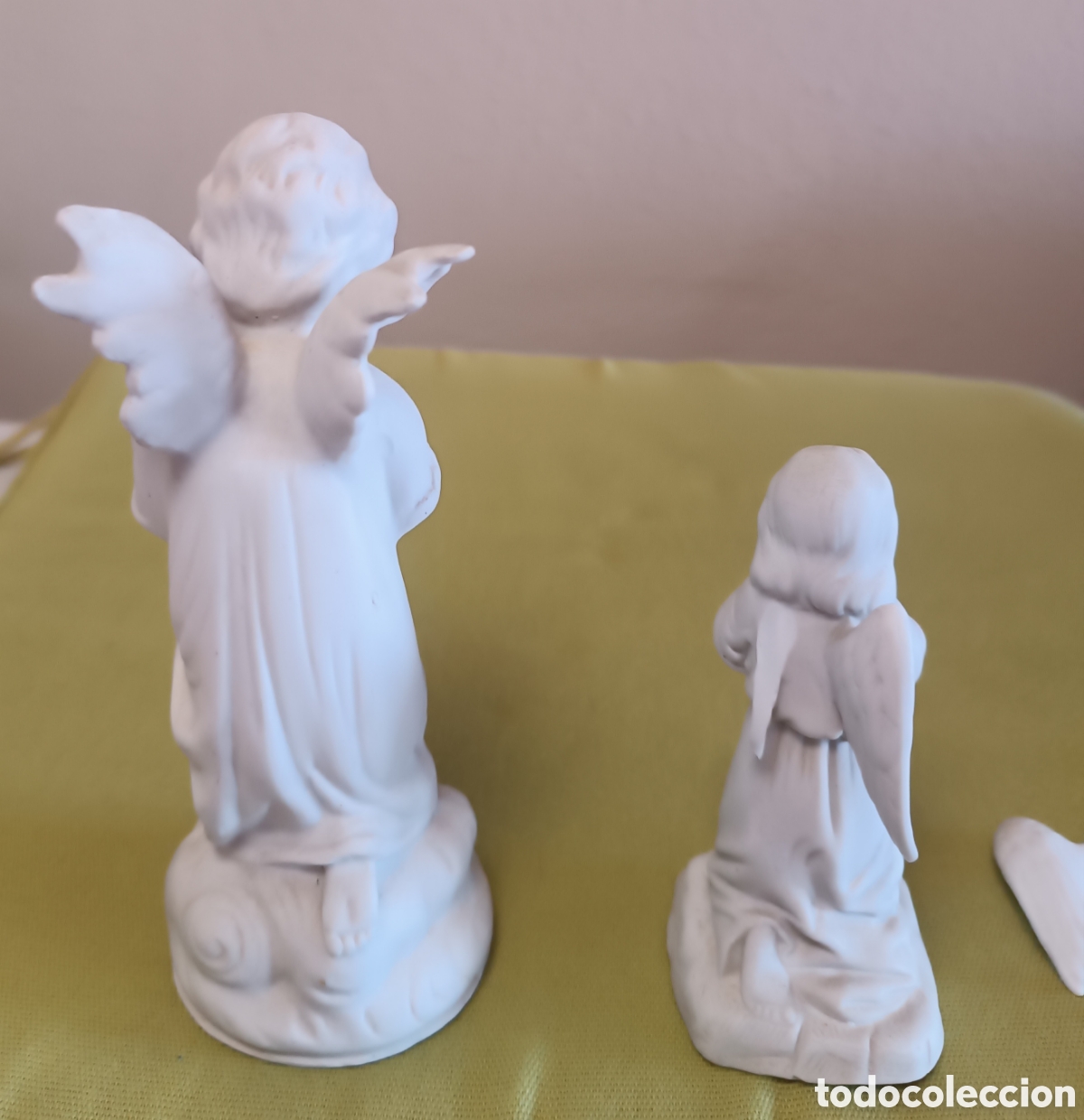 Antig&uuml;edades: Preciosos &Aacute;NGELES en marmolina. - Foto 3