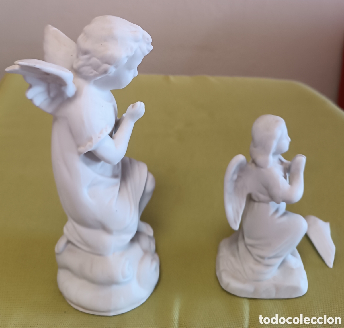 Antig&uuml;edades: Preciosos &Aacute;NGELES en marmolina. - Foto 4