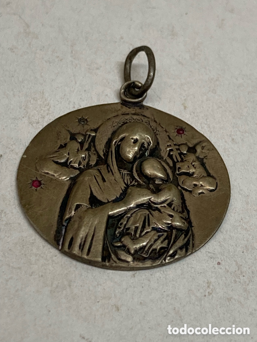 Antig&uuml;edades: Medalla de plata religiosa C311 - Foto 1