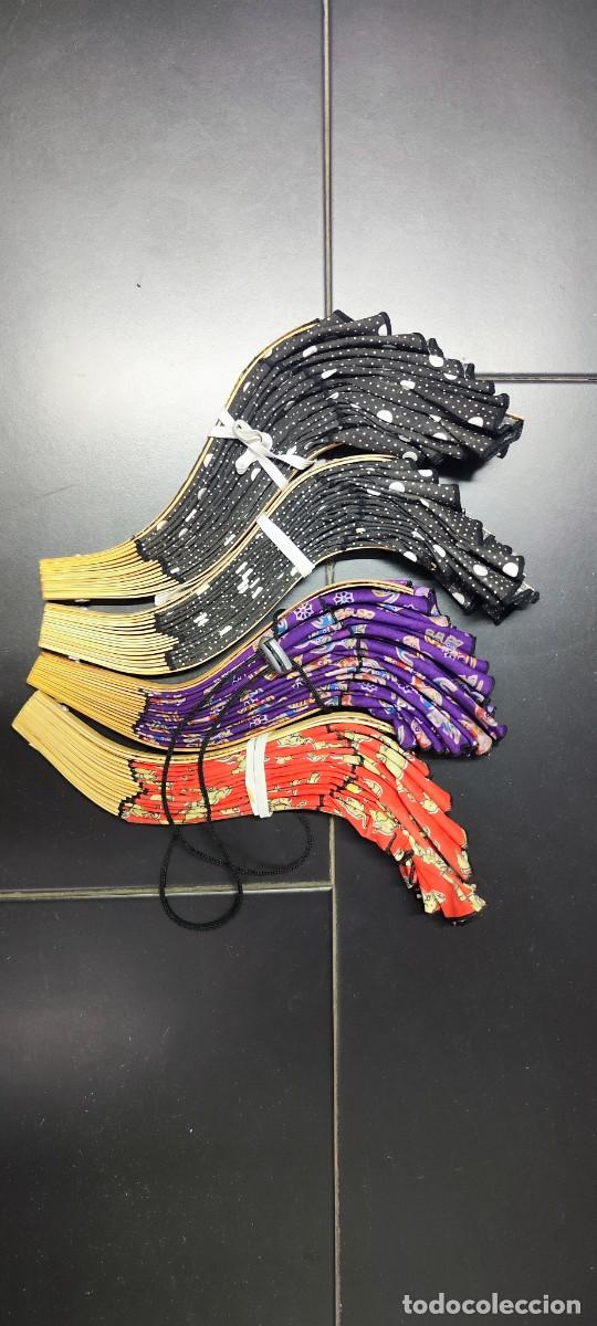 Antig&uuml;edades: Pack 4 Sombreros pamela oriental de bamb&uacute;. - Foto 2