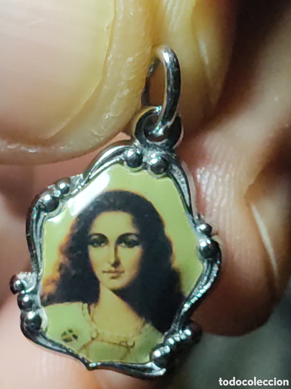 Antig&uuml;edades: Medalla de la virgen del carmen. - Foto 4