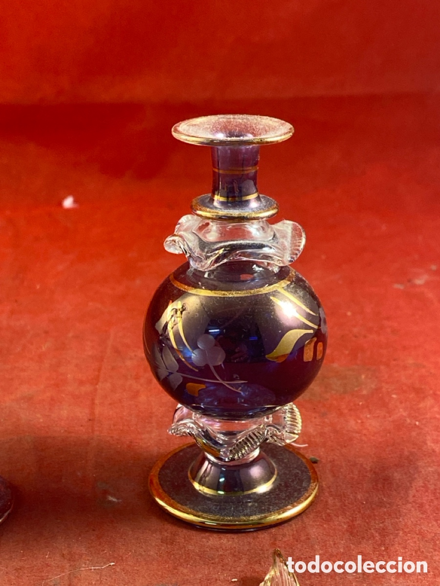 Antig&uuml;edades: PERFUMEROS EGIPCIOS DE CRISTAL ANTIGUO - Foto 3