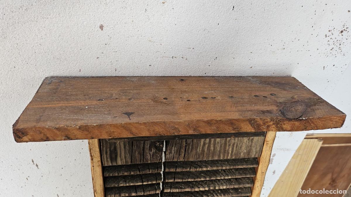Antig&uuml;edades: tabla de lavar de madera antigua - Foto 2