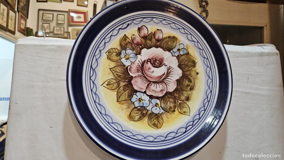 Antig&uuml;edades: plato de ceramica antiguo - Foto 1