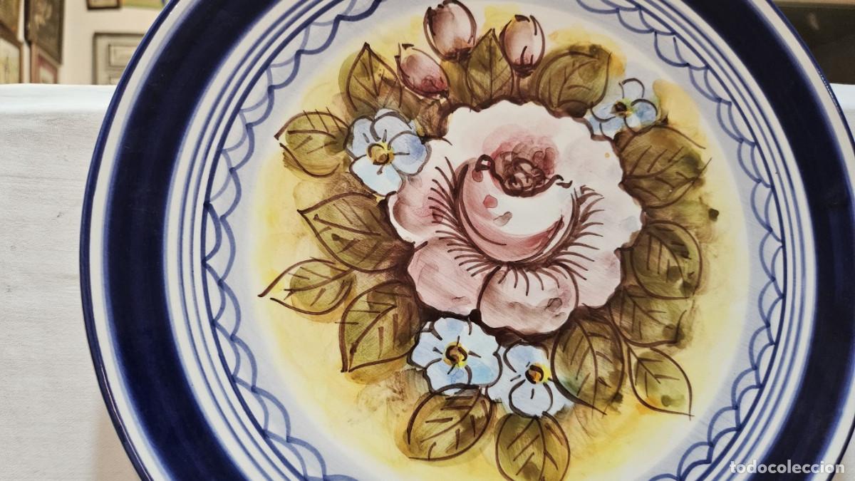 Antig&uuml;edades: plato de ceramica antiguo - Foto 2