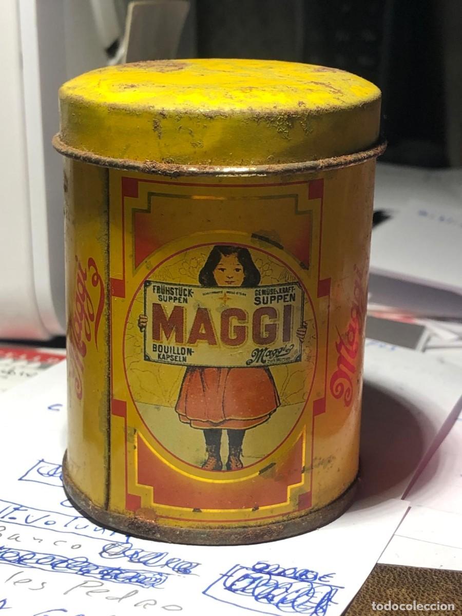 Antig&uuml;edades: Caja de hojalata de Maggi - Foto 1