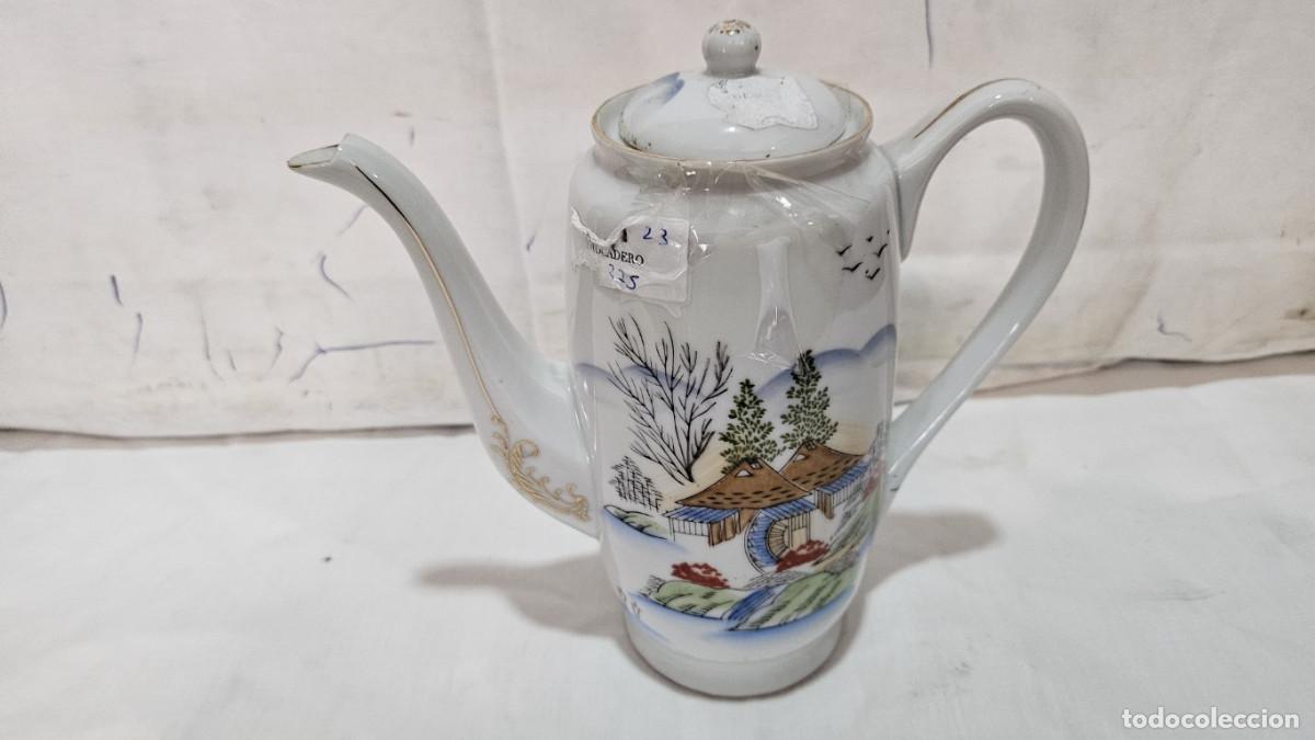 Antig&uuml;edades: tetera de porcelana orienttal - Foto 1