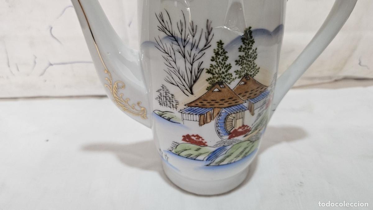 Antig&uuml;edades: tetera de porcelana orienttal - Foto 2