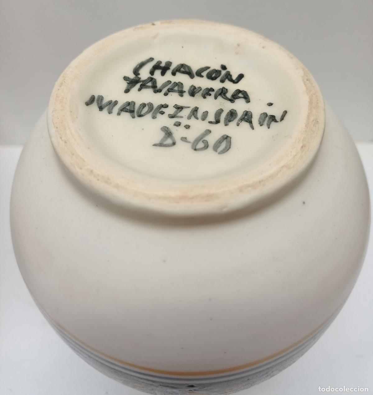 Antig&uuml;edades: Pareja de jarrones Talavera &bull; N&deg; 9 y D 60 - Foto 5