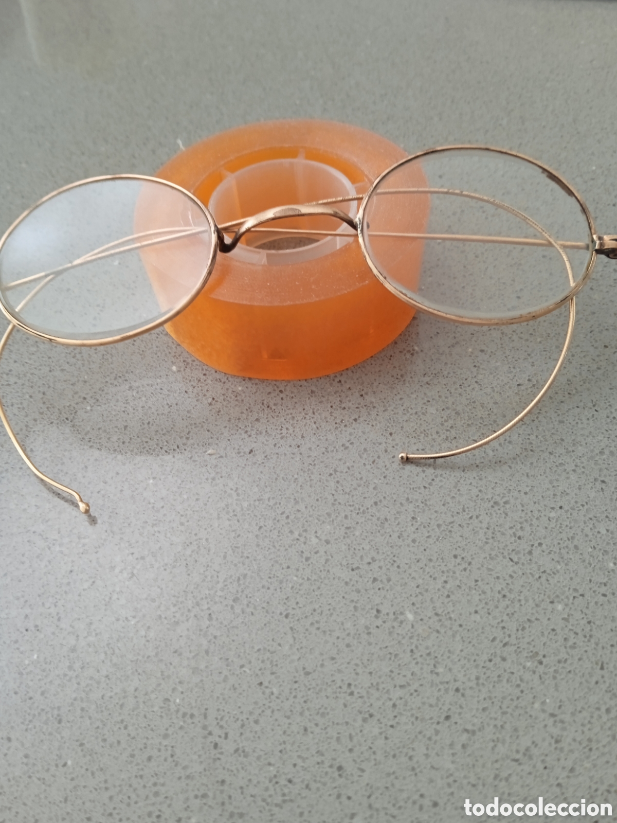Antig&uuml;edades: Antiguas gafas &rdquo;tipo Quevedo&rdquo;. - Foto 2