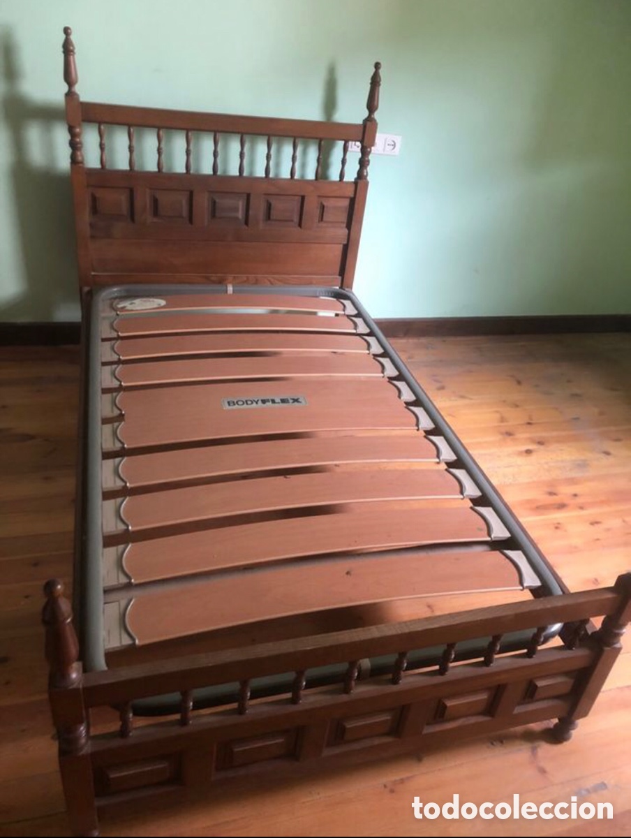 Antig&uuml;edades: CAMA CASTELLANA CON SOMIER BODYFLEX - Foto 2