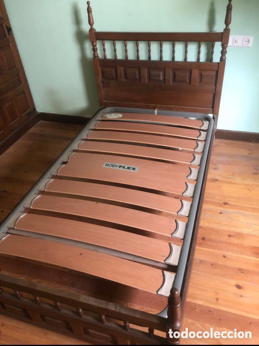 Antig&uuml;edades: CAMA CASTELLANA CON SOMIER BODYFLEX - Foto 3