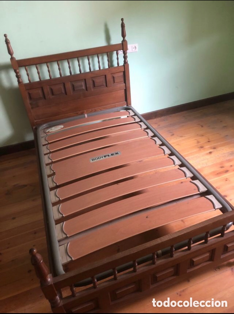 Antig&uuml;edades: CAMA CASTELLANA CON SOMIER BODYFLEX - Foto 4