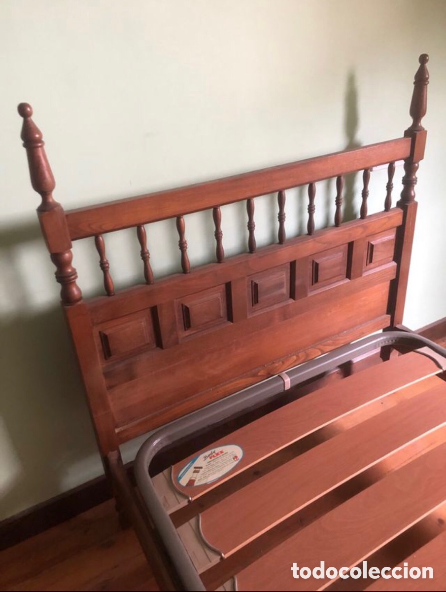 Antig&uuml;edades: CAMA CASTELLANA CON SOMIER BODYFLEX - Foto 5