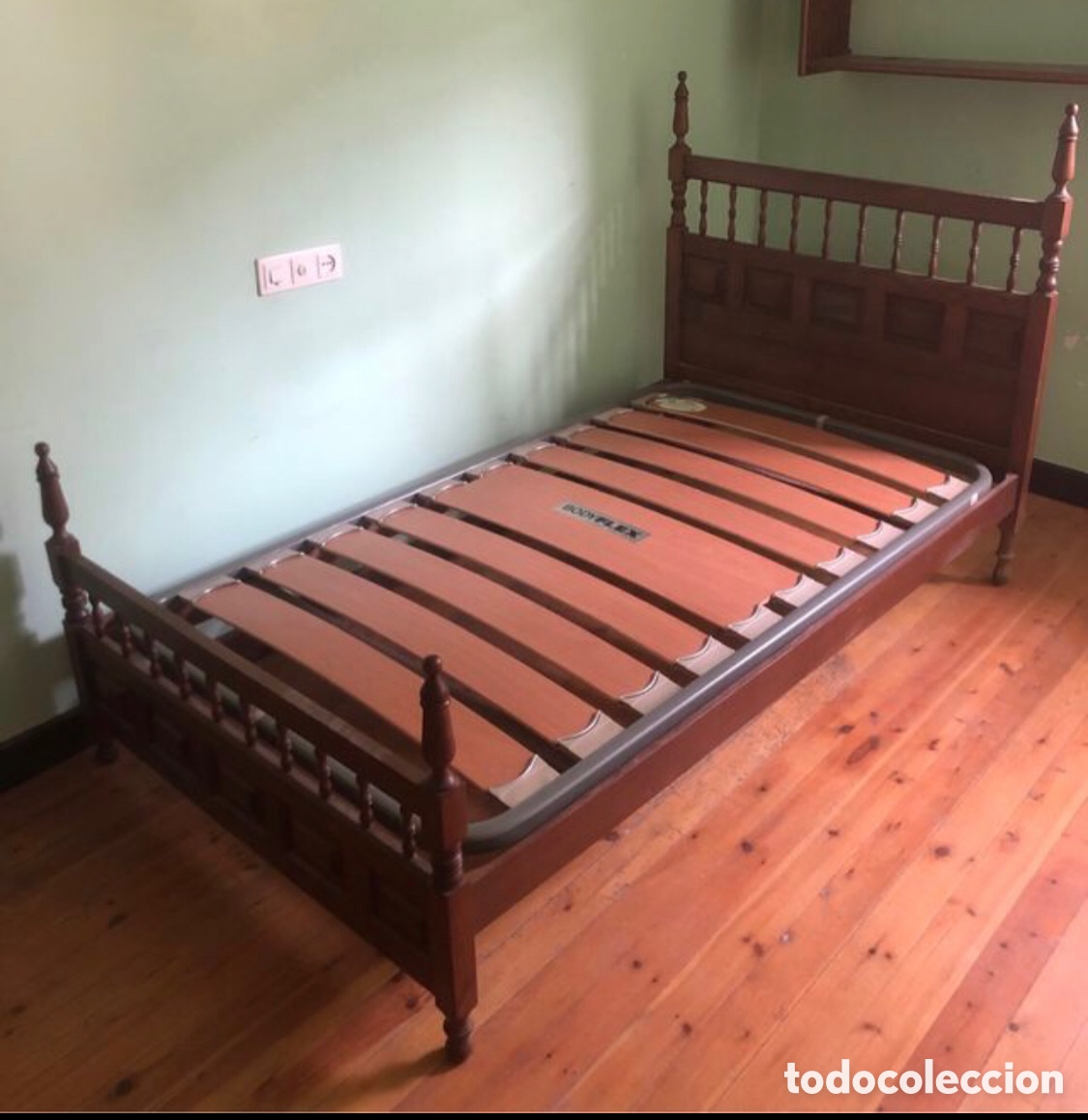 Antig&uuml;edades: CAMA CASTELLANA CON SOMIER BODYFLEX - Foto 1