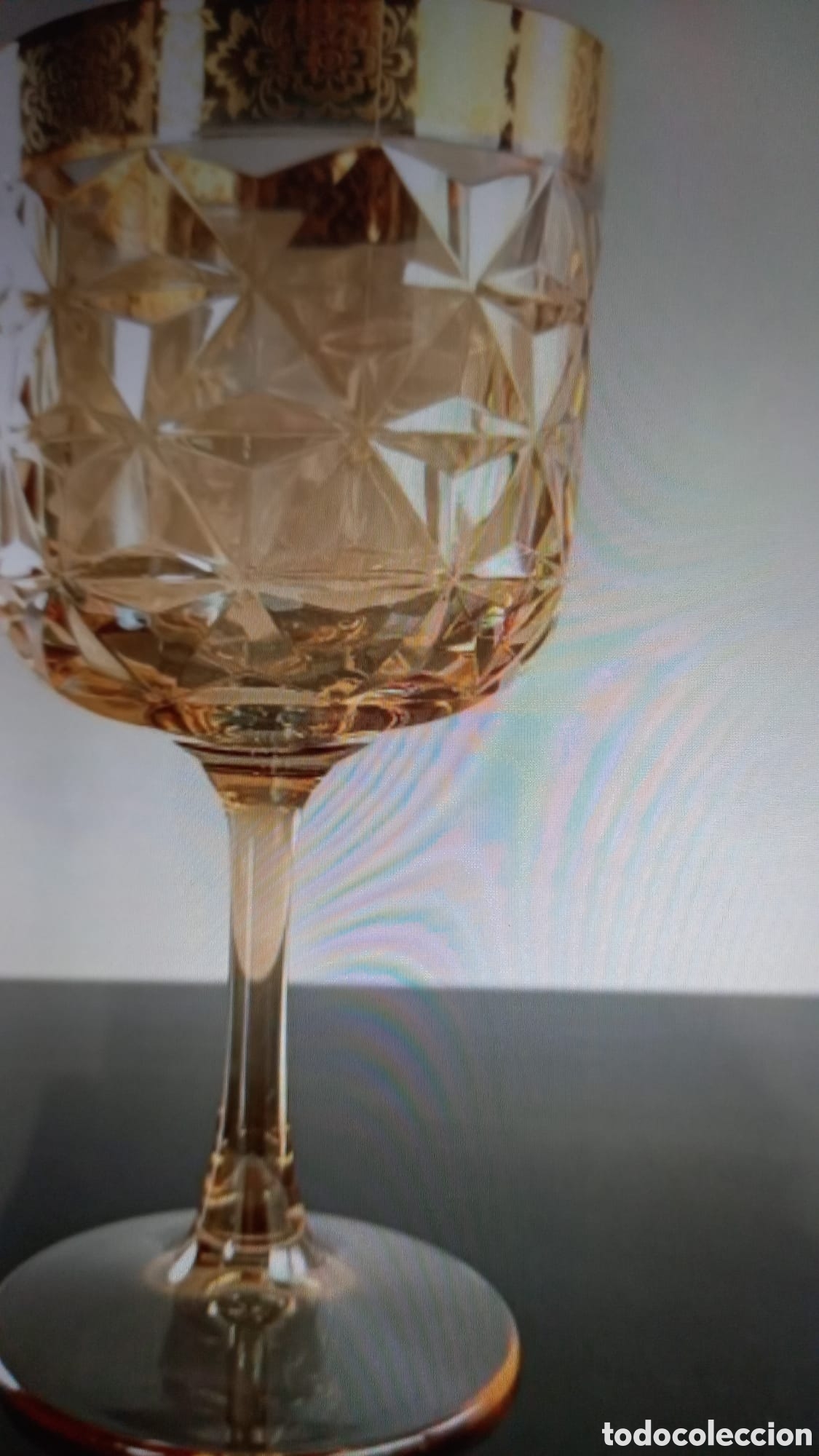 Antig&uuml;edades: Copas de cristal grandes de cristal - Foto 13