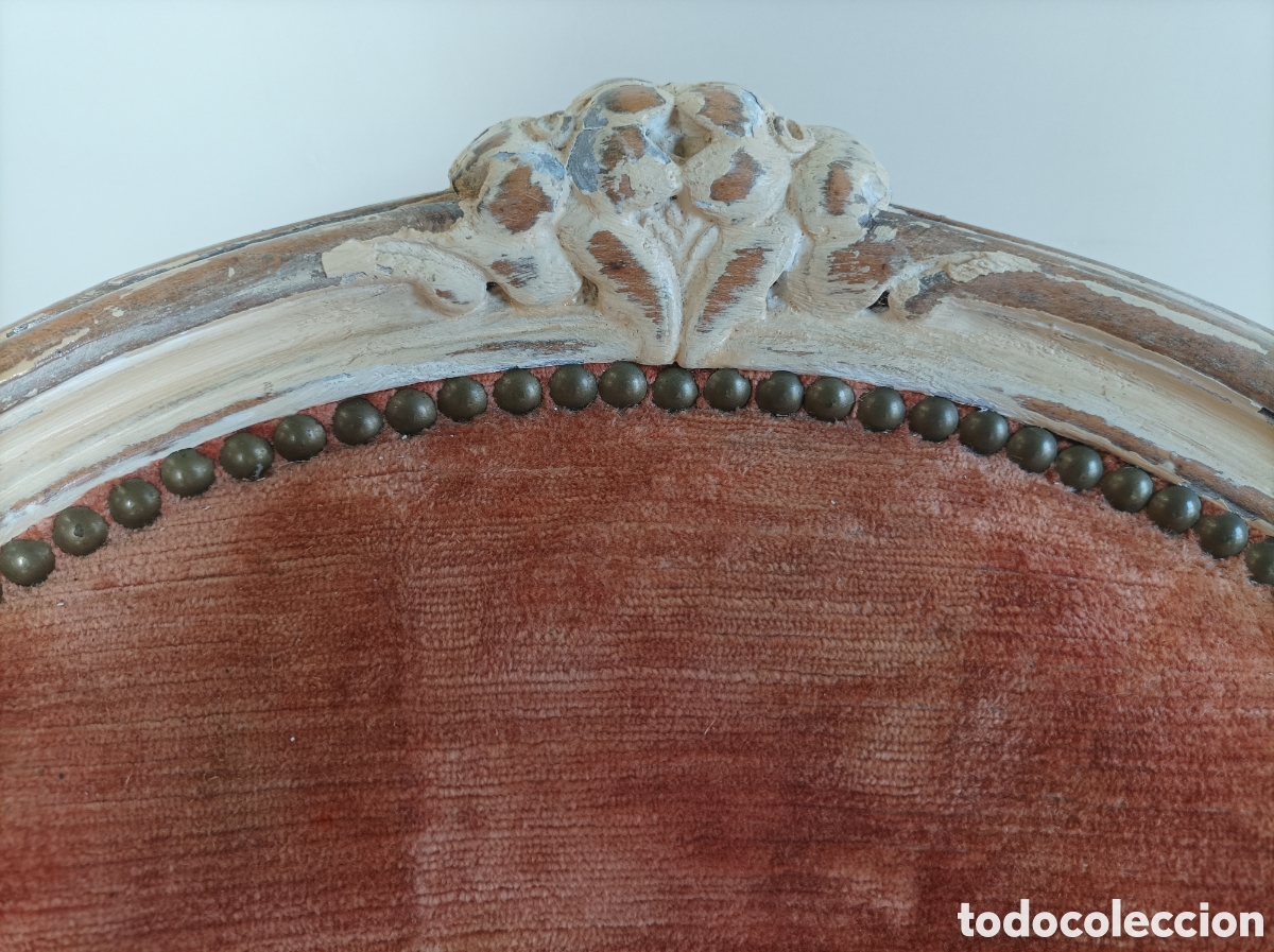Antig&uuml;edades: Sill&oacute;n antiguo. Francia S.XIX - Foto 3